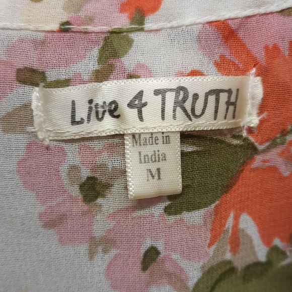 Live 4 Truth ruffles summer floral top - Picture 5 of 8